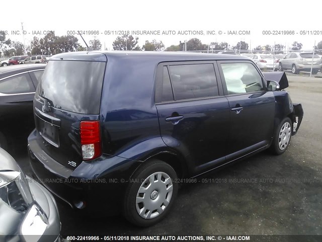 JTLZE4FE0FJ073685 - 2015 TOYOTA SCION XB ლურჯი ფოტო 4