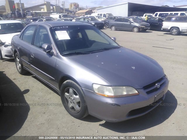 1HGCG1657YA094872 - 2000 HONDA ACCORD EX Pewter photo 1