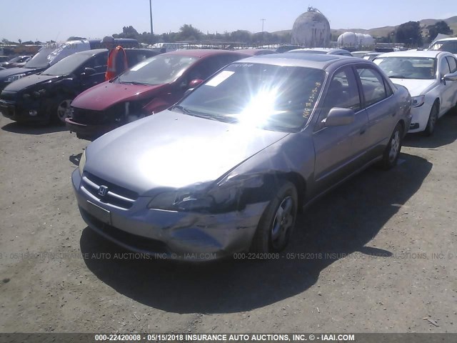 1HGCG1657YA094872 - 2000 HONDA ACCORD EX Pewter photo 2