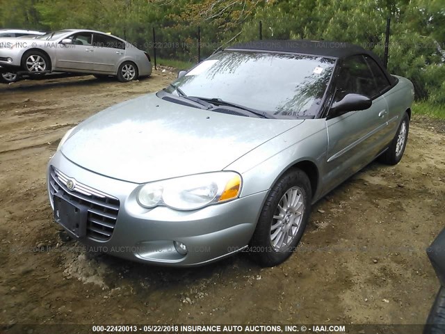 1C3EL55RX6N131549 - 2006 CHRYSLER SEBRING TOURING Light Blue photo 2