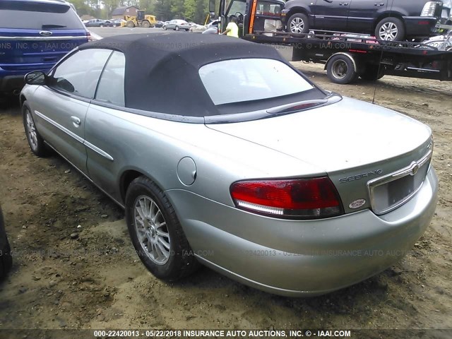 1C3EL55RX6N131549 - 2006 CHRYSLER SEBRING TOURING Light Blue photo 3