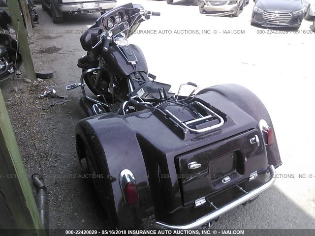 1HD1FCW156Y672522 - 2006 HARLEY-DAVIDSON FLHTCUI Бордовый фото 3