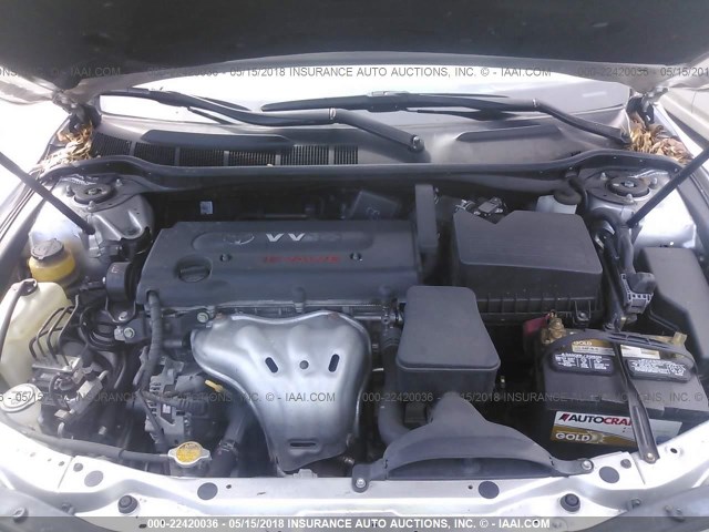4T1BE46K59U414449 - 2009 TOYOTA CAMRY SE/LE/XLE 银色 照片 10