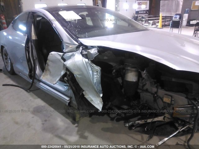 5YJSA1E20GF169873 - 2016 TESLA MODEL S Արծաթագույն լուսանկար 6
