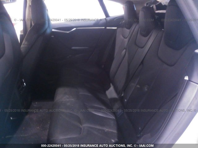 5YJSA1E20GF169873 - 2016 TESLA MODEL S Արծաթագույն լուսանկար 8