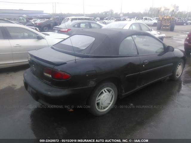 4G1JF32TXVB107488 - 1997 CHEVROLET CAVALIER LS 黑色 照片 4