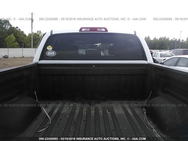 5TBET541X7S455970 - 2007 TOYOTA TUNDRA CREWMAX SR5 WHITE photo 8