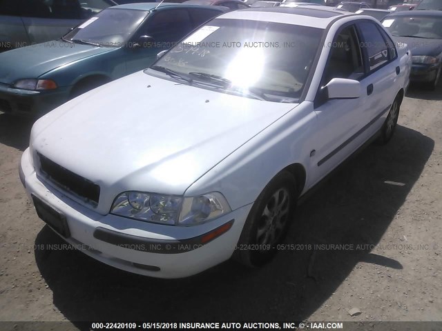 YV1VS29532F831223 - 2002 VOLVO S40 1.9T WHITE photo 2