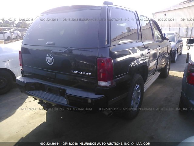1GYEK63N05R172990 - 2005 CADILLAC ESCALADE LUXURY შავი ფოტო 4
