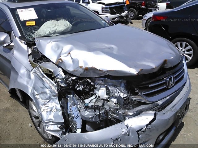 1HGCR3F92FA024749 - 2015 HONDA ACCORD TOURING SILVER photo 6