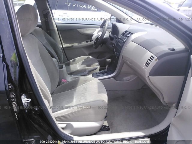 JTDBL40E79J008462 - 2009 TOYOTA COROLLA LE/XLE BLACK photo 5
