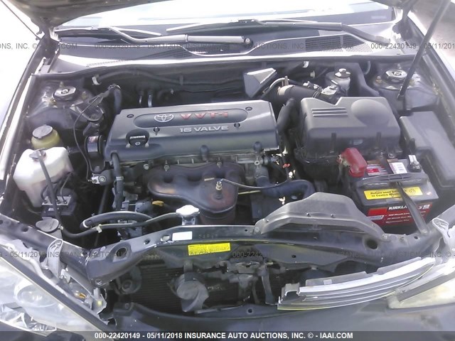 4T1BE32KX6U110528 - 2006 TOYOTA CAMRY LE/XLE/SE შავი ფოტო 10