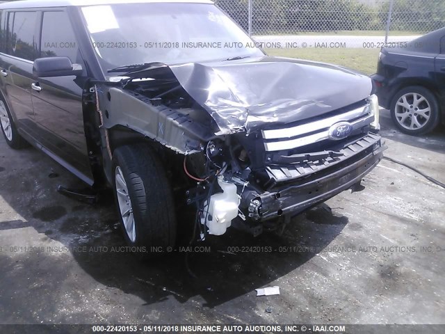 2FMGK5CCXABA50492 - 2010 FORD FLEX SEL შავი ფოტო 6