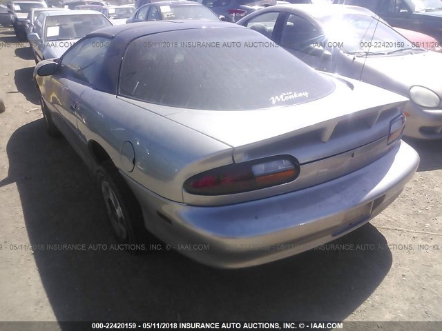 2G1FP22G012117100 - 2001 CHEVROLET CAMARO Z28 GRAY photo 3