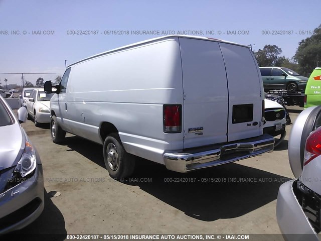 1FTSS3EL8DDB34230 - 2013 FORD ECONOLINE E350 SUPER DUTY VAN WHITE photo 3