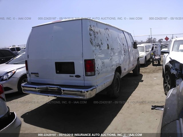 1FTSS3EL8DDB34230 - 2013 FORD ECONOLINE E350 SUPER DUTY VAN WHITE photo 4