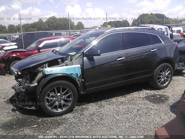 3GYFNCE31GS562972 - 2016 CADILLAC SRX PERFORMANCE COLLECTION Light Blue photo 2