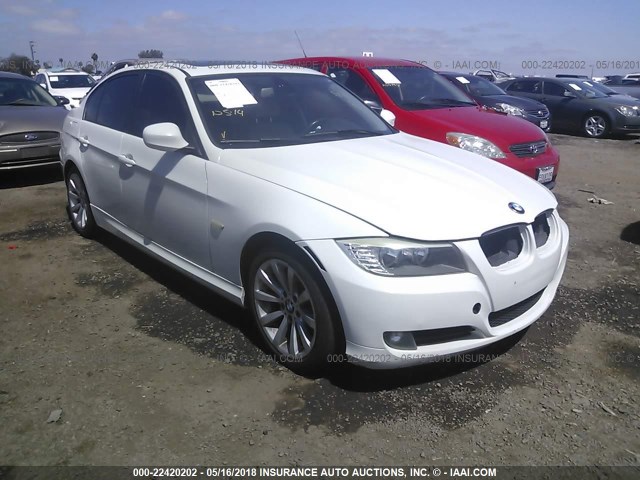 WBAPH5G53BNM79393 - 2011 BMW 328 I SULEV WHITE photo 1