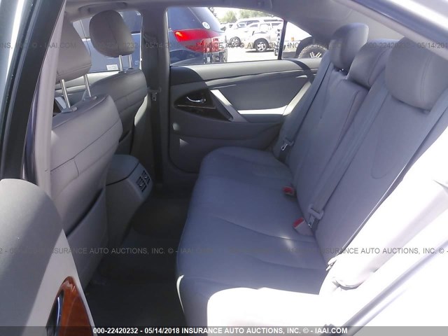 4T4BF3EK7BR188659 - 2011 TOYOTA CAMRY SE/LE/XLE 银色 照片 8