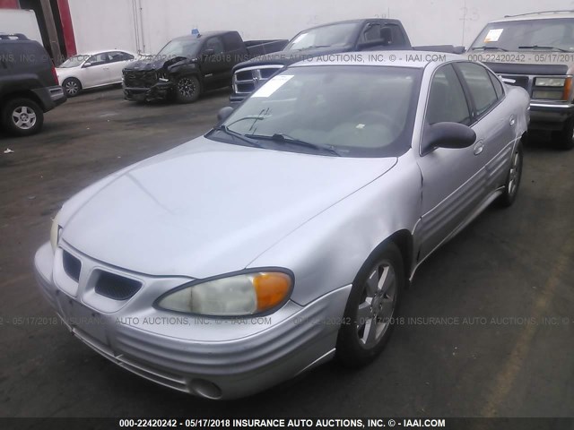 1G2NF52F32C248025 - 2002 PONTIAC GRAND AM SE1 SILVER photo 2