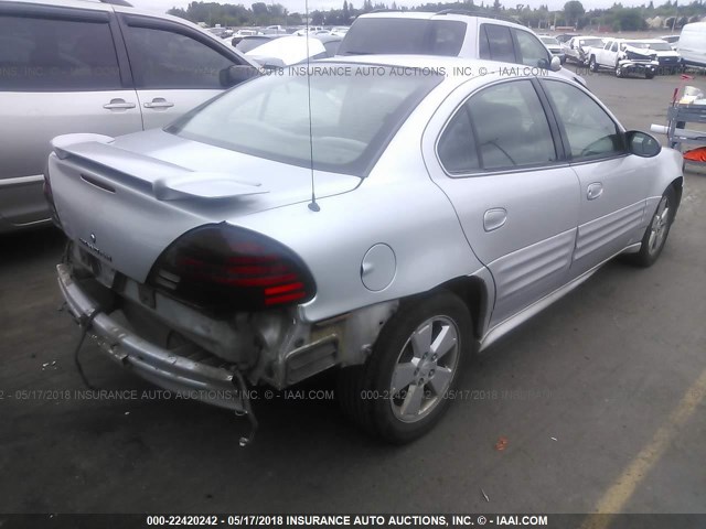 1G2NF52F32C248025 - 2002 PONTIAC GRAND AM SE1 SILVER photo 4