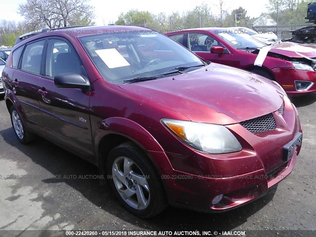 5Y2SM62884Z406404 - 2004 PONTIAC VIBE RED photo 1