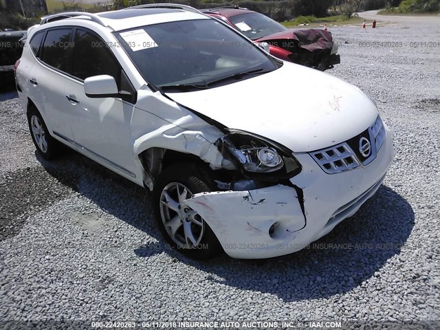 JN8AS5MT8BW163595 - 2011 NISSAN ROGUE S/SV/KROM WHITE photo 6