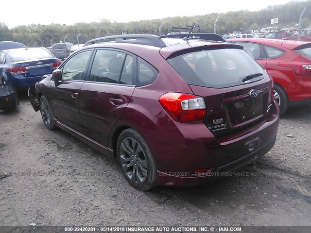 JF1GPAL68CH237427 - 2012 SUBARU IMPREZA SPORT PREMIUM RED photo 3