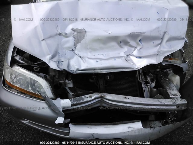 1HGCF86642A093111 - 2002 HONDA ACCORD VALUE SILVER photo 6