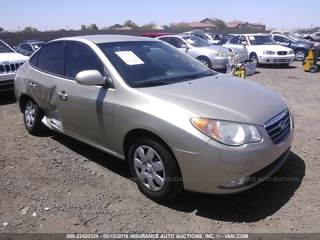 KMHDU46D88U497256 - 2008 HYUNDAI ELANTRA GLS/SE/LIMITED BEIGE photo 1