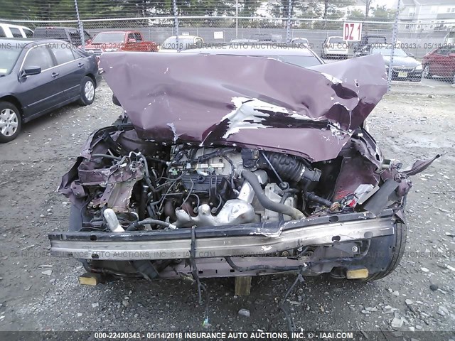 1G4HD57207U121556 - 2007 BUICK LUCERNE CXL MAROON photo 6