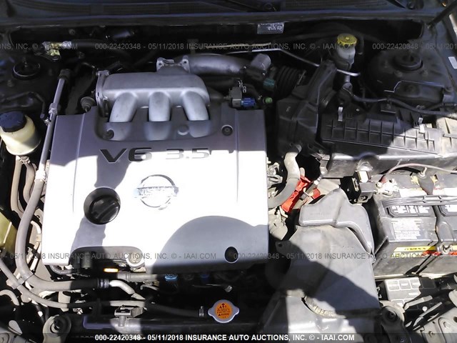 JN1DA31A62T319088 - 2002 NISSAN MAXIMA GLE/SE GRAY photo 10