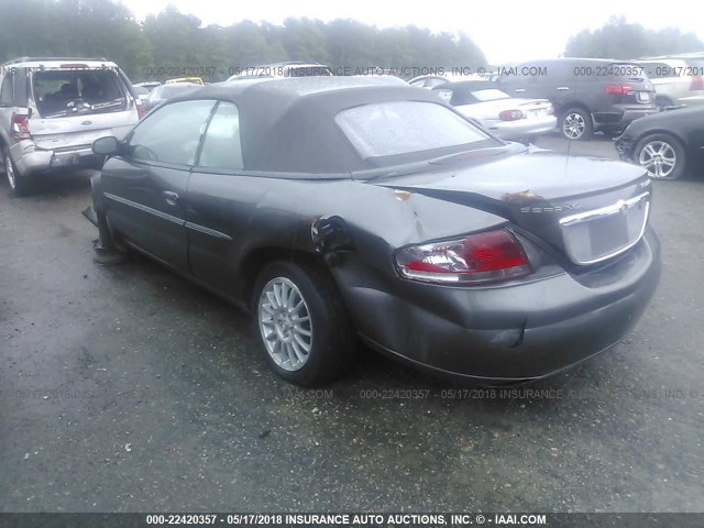 1C3EL55RX5N658196 - 2005 CHRYSLER SEBRING TOURING GRAY photo 3