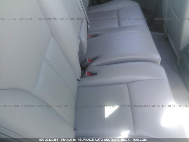 2FMDK3KC1BBB68960 - 2011 FORD EDGE LIMITED SILVER photo 8