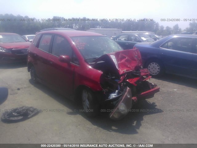 JHMGD386X7S027913 - 2007 HONDA FIT S RED photo 1