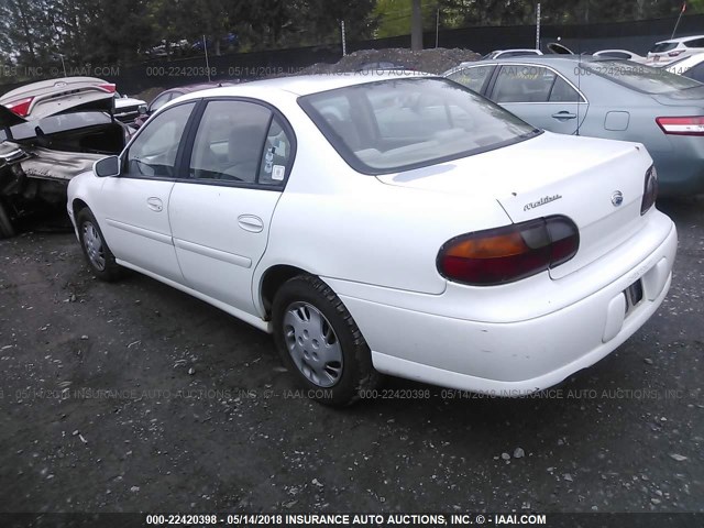 1G1ND52T3X6242408 - 1999 CHEVROLET MALIBU Ақ фото 3