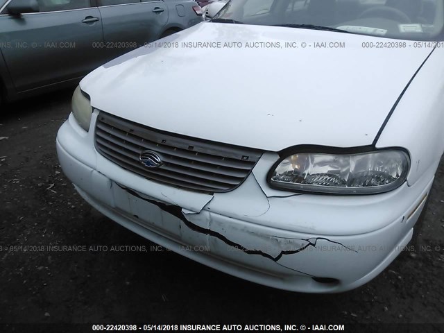 1G1ND52T3X6242408 - 1999 CHEVROLET MALIBU Ақ фото 6