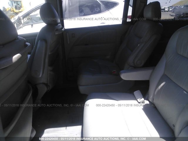 5FNRL38736B067025 - 2006 HONDA ODYSSEY EXL GRAY photo 8