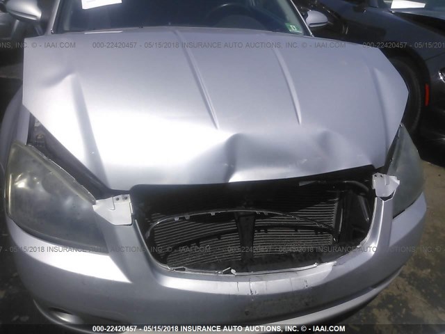 1N4AL11D06N415209 - 2006 NISSAN ALTIMA S/SL SILVER photo 6