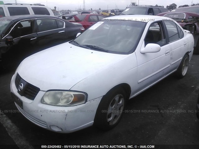 3N1CB51D64L879876 - 2004 NISSAN SENTRA 1.8/1.8S WHITE photo 2