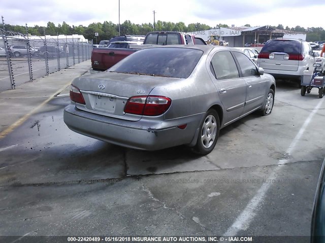 JNKCA31A81T026718 - 2001 INFINITI I30 SILVER photo 4