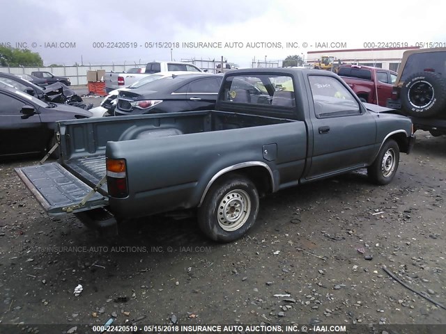 4TARN81A5PZ096739 - 1993 TOYOTA PICKUP 1/2 TON SHORT WHEELBASE STB GRAY photo 4