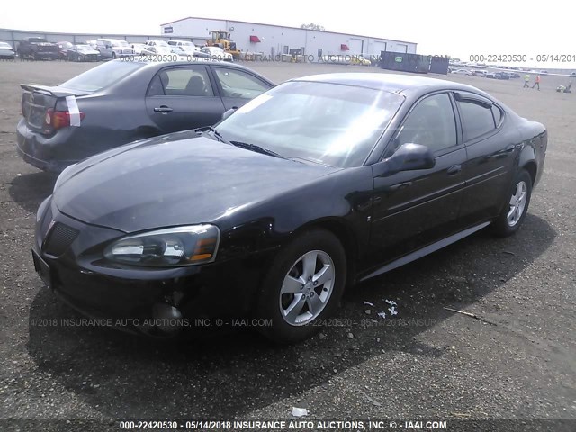 2G2WP552481106050 - 2008 PONTIAC GRAND PRIX BLACK photo 2