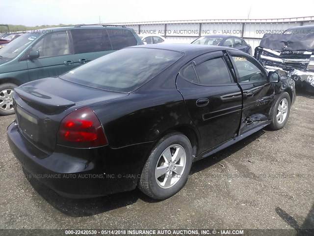 2G2WP552481106050 - 2008 PONTIAC GRAND PRIX BLACK photo 4