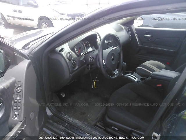 2G2WP552481106050 - 2008 PONTIAC GRAND PRIX BLACK photo 5