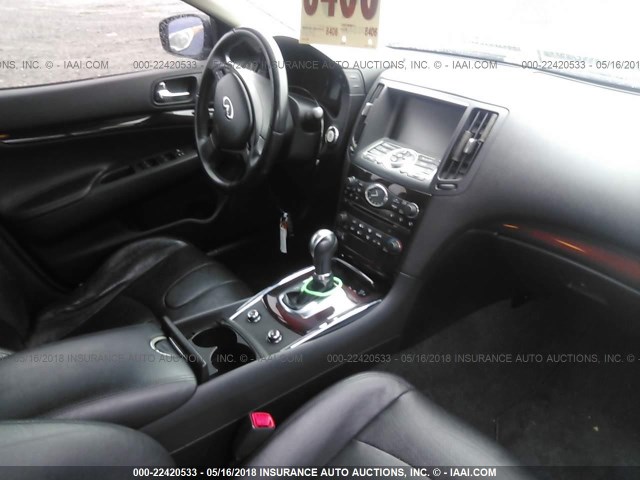 JN1CV6AP5BM304131 - 2011 INFINITI G37 SPORT BLACK photo 5