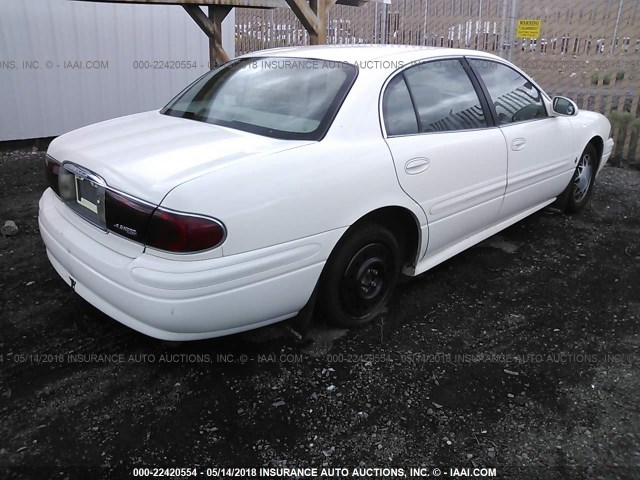 1G4HP52K844123100 - 2004 BUICK LESABRE CUSTOM WHITE photo 4