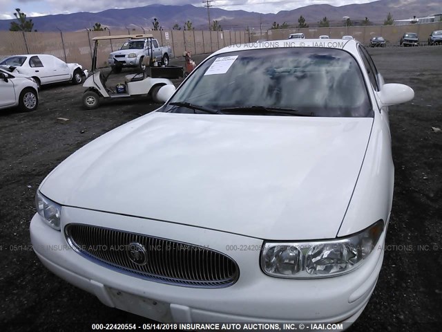 1G4HP52K844123100 - 2004 BUICK LESABRE CUSTOM WHITE photo 6