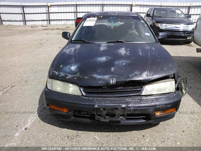 1HGCD563XSA072564 - 1995 HONDA ACCORD LX/EX BLACK photo 6