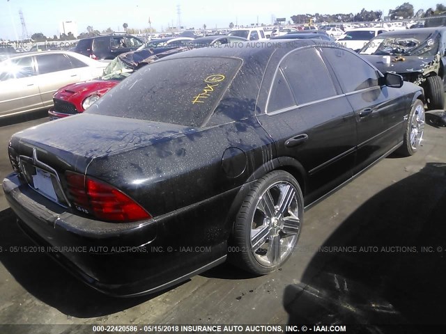 1LNHM87A82Y673588 - 2002 LINCOLN LS BLACK photo 4